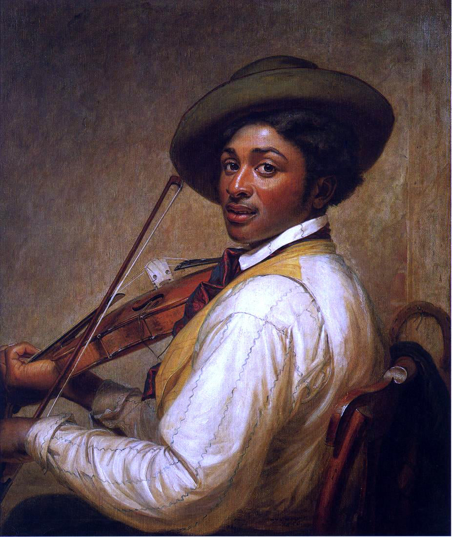 William Sidney Mount Right and Left - Hand Painted Oil Painting