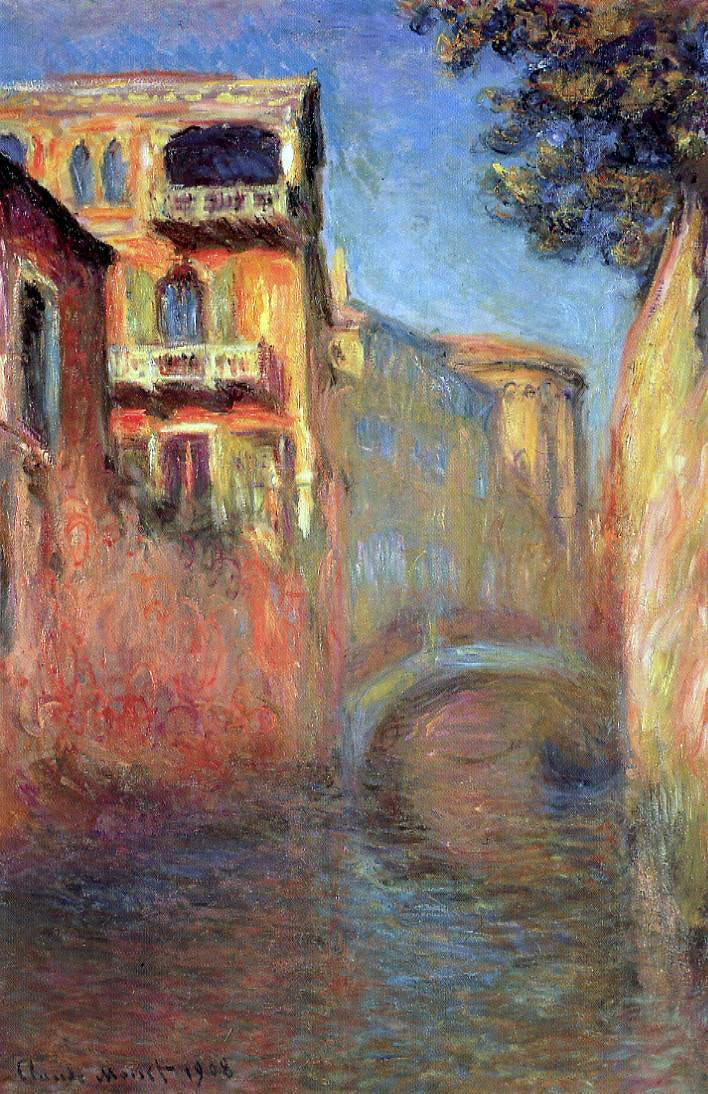 Claude Oscar Monet Rio della Salute - Hand Painted Oil Painting