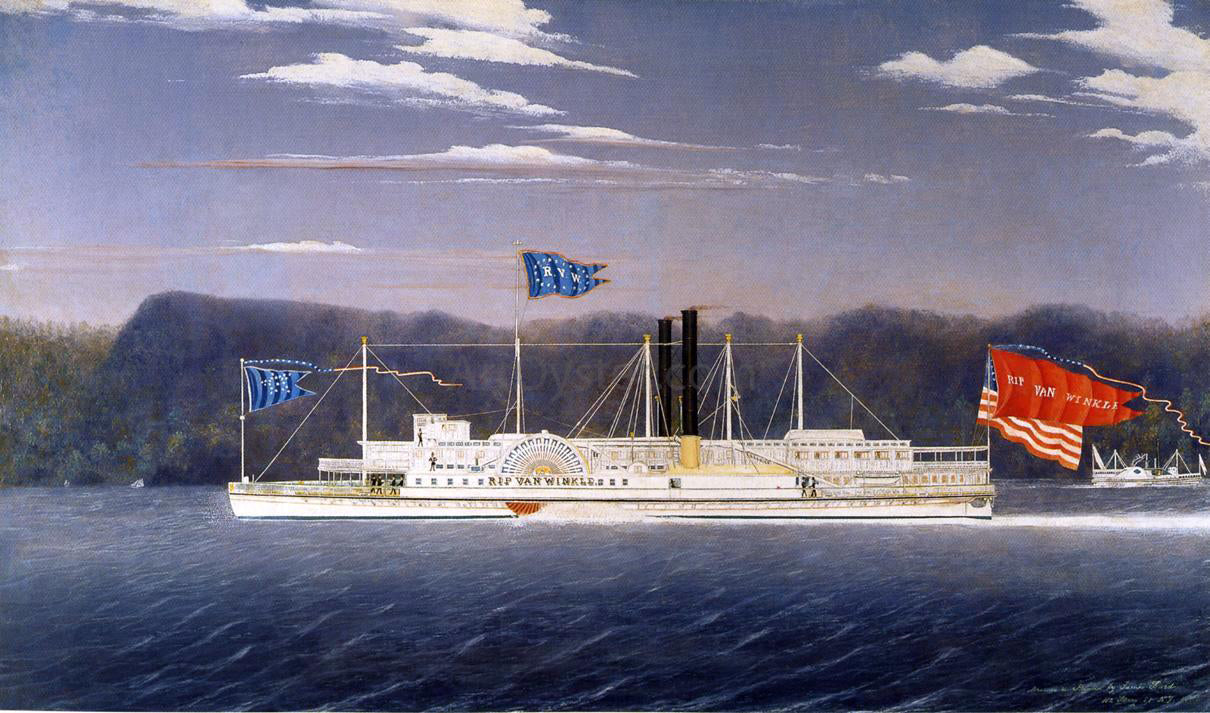 Albertus del Orient Browere Rip Chased from Home by His Wife - Hand Painted Oil Painting