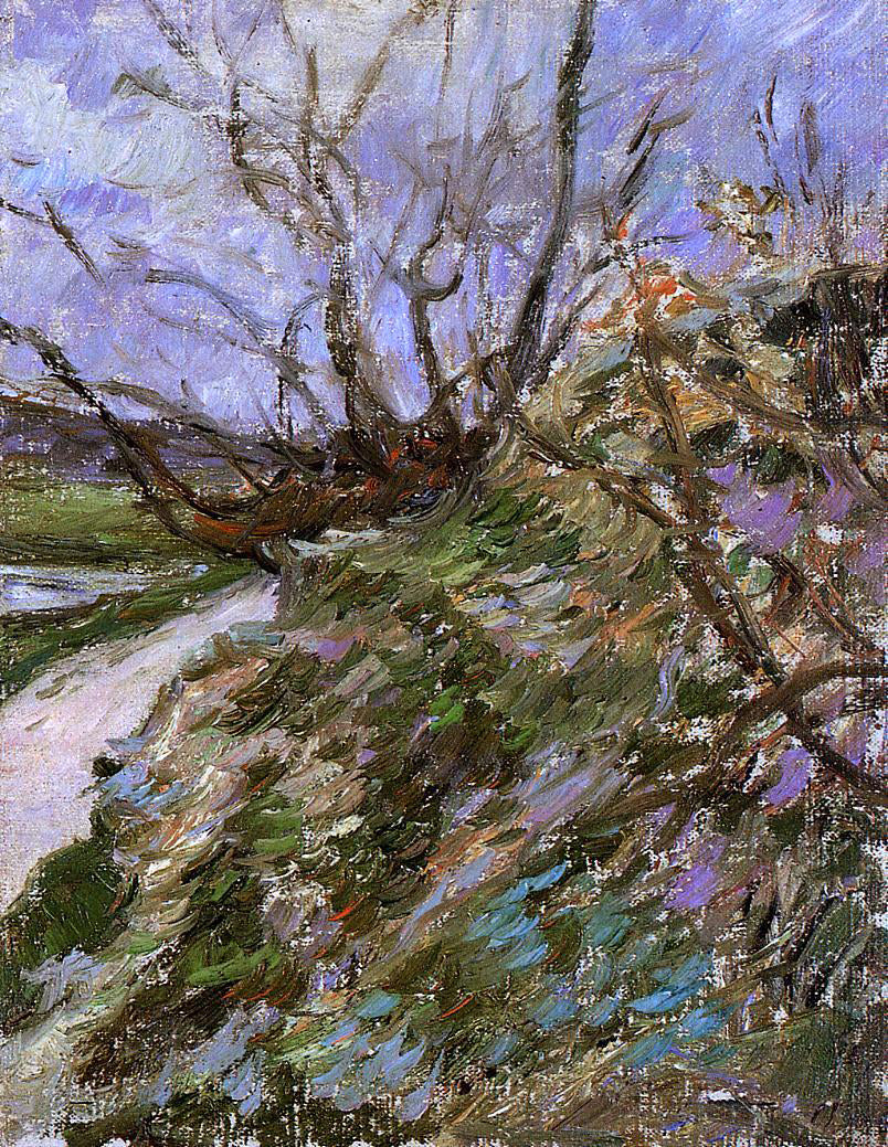 Paul Gauguin River Bank in Winter (study) - Hand Painted Oil Painting