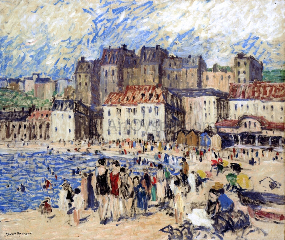 Robert Spencer Riviera Beach - Hand Painted Oil Painting