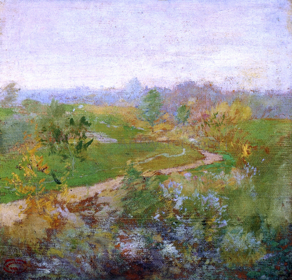 John Twachtman Road over the Hill - Hand Painted Oil Painting
