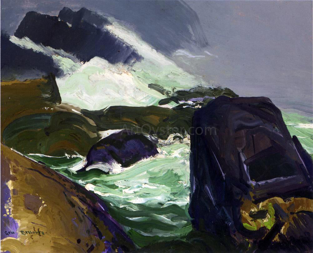George Wesley Bellows Rock Bound - Hand Painted Oil Painting