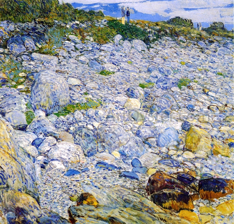  Frederick Childe Hassam Rocky Beach, Appledore - Hand Painted Oil Painting