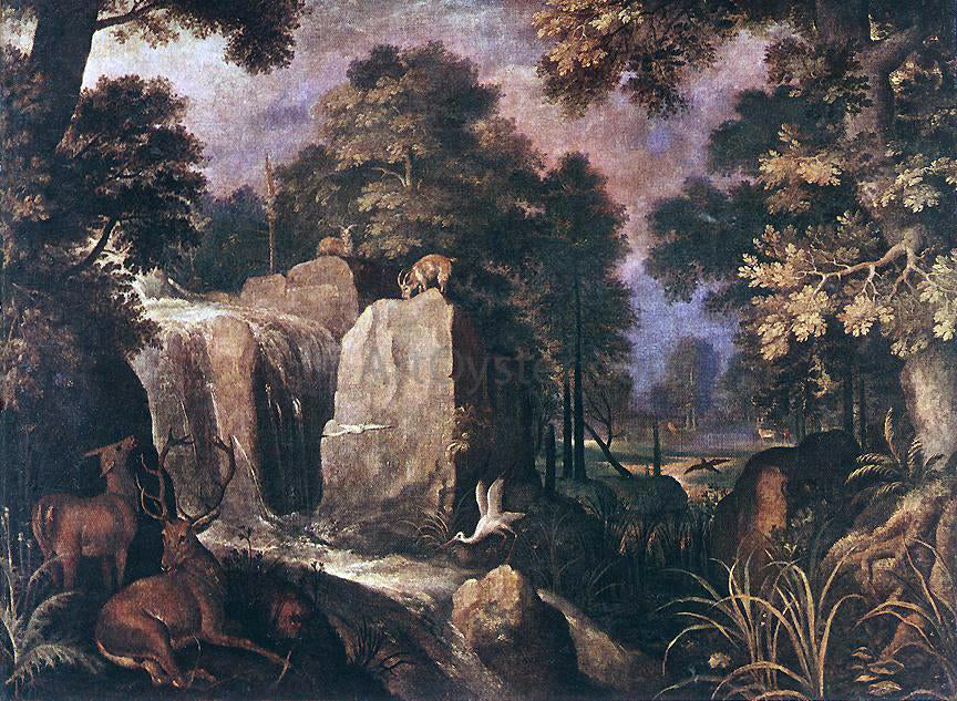 Roelandt Jacobszoon Savery Rocky Landscape - Hand Painted Oil Painting