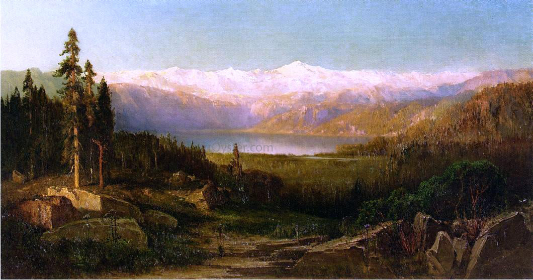 Thomas Hill Rocky Mountains - Hand Painted Oil Painting