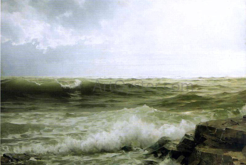 William Trost Richards Rocky Seacoast - Hand Painted Oil Painting