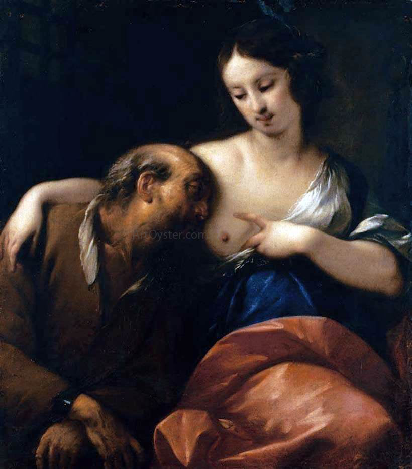 Carlo Francesco Nuvolone Roman Charity - Hand Painted Oil Painting