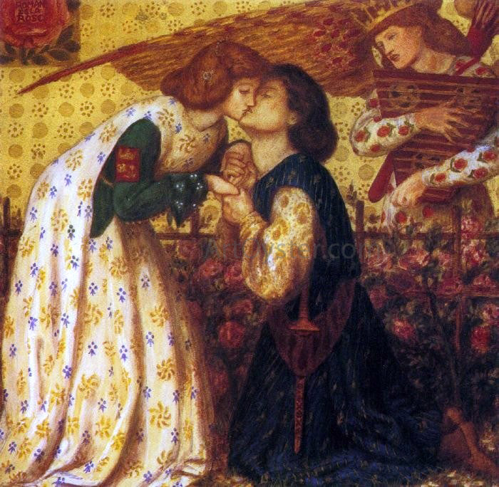  Dante Gabriel Rossetti Roman de la Rose - Hand Painted Oil Painting