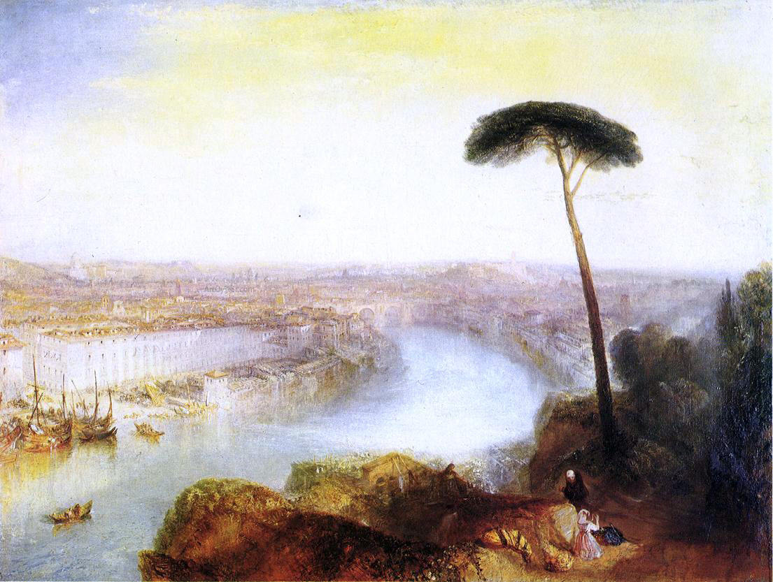 Joseph William Turner Rome from Mount Aventine - Hand Painted Oil Painting