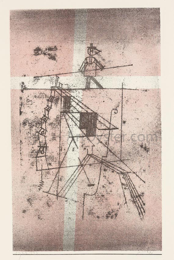Paul Klee Rope Dancer - Hand Painted Oil Painting