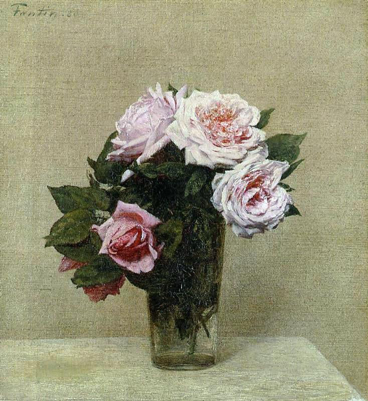 Henri Fantin-Latour Roses Roses - Hand Painted Oil Painting