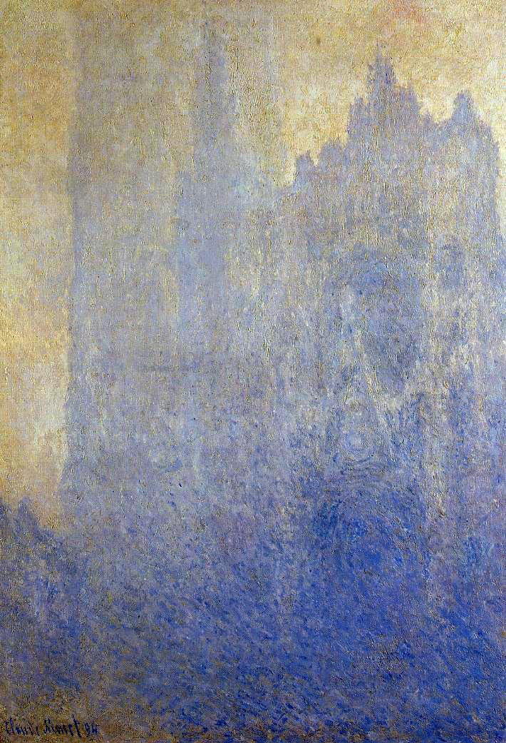 Claude Oscar Monet Rouen Cathedral in the Fog - Hand Painted Oil Painting