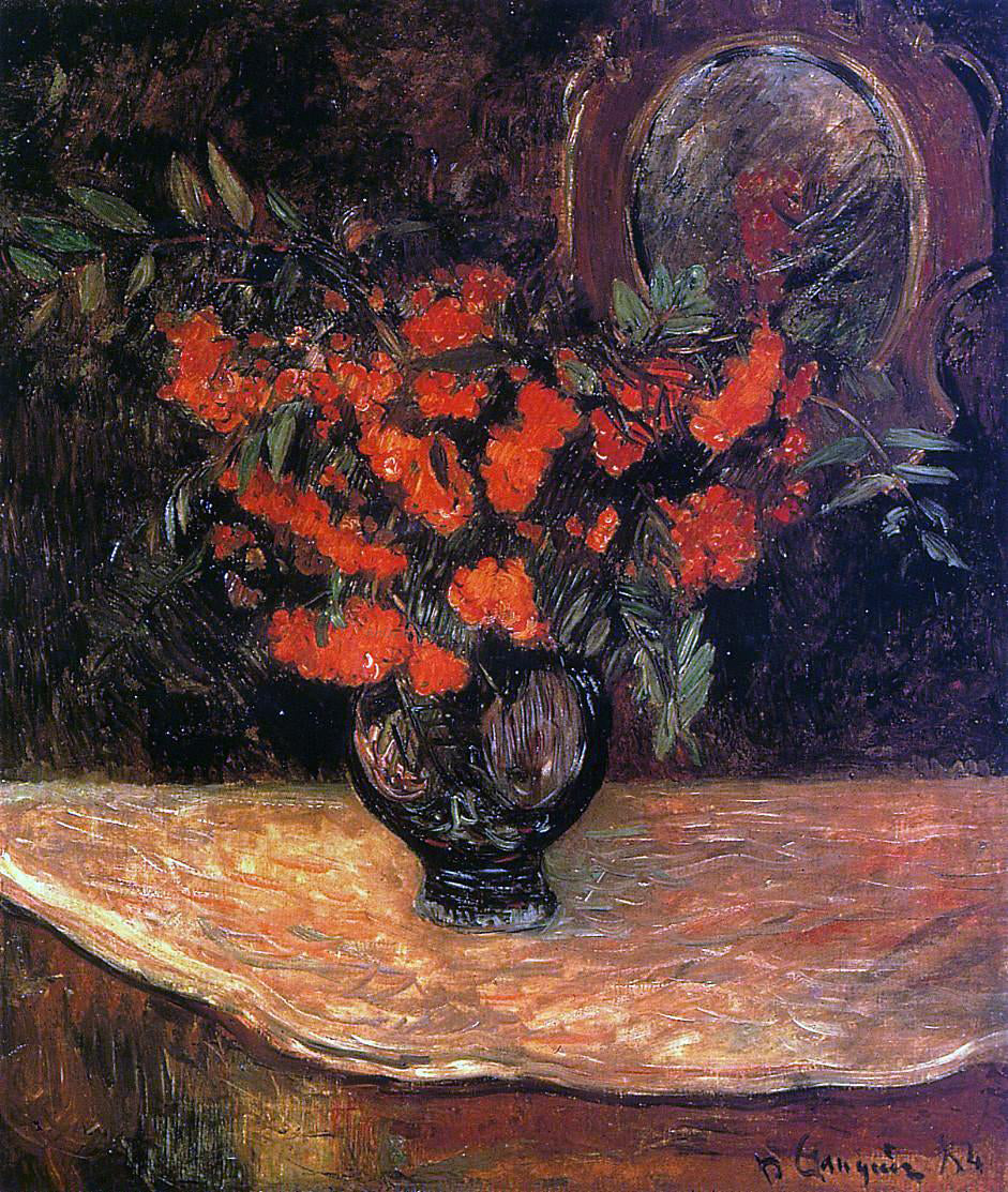 Paul Gauguin Rowan Bouquet - Hand Painted Oil Painting