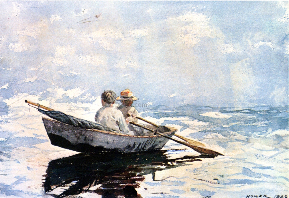 Winslow Homer A Rowboat - Hand Painted Oil Painting
