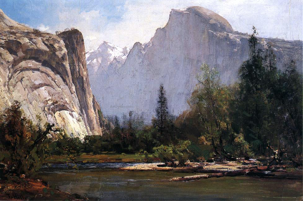  Thomas Hill Royal Arches and Half Dome, Yosemite - Hand Painted Oil Painting