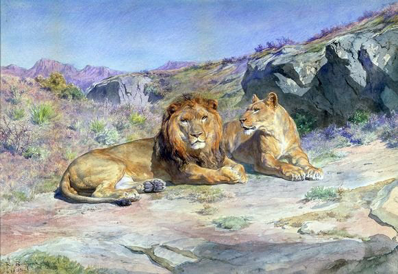 Rosa Bonheur Royalty at Home - Hand Painted Oil Painting