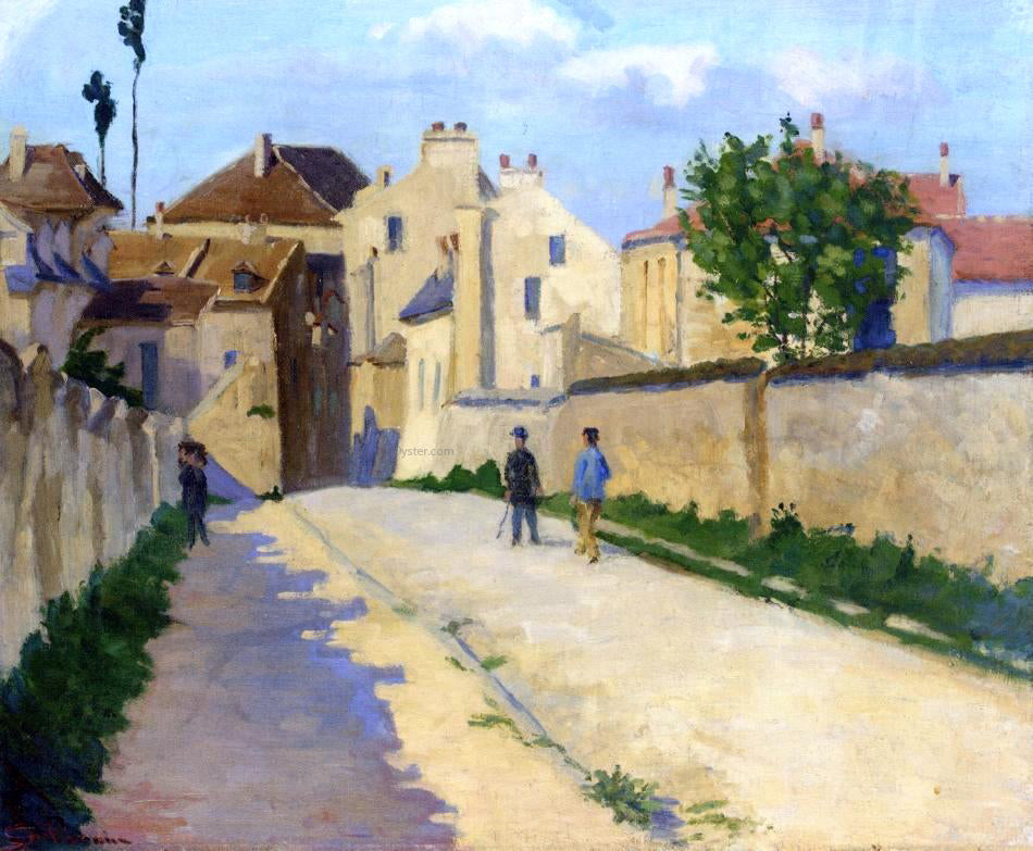 Armand Guillaumin Rue de Clamart at Vanves - Hand Painted Oil Painting