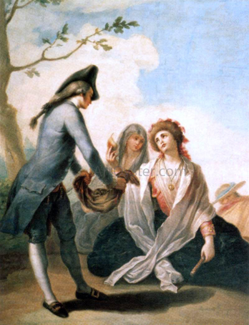 Ramon Bayeu Y Subias Rural Homage - Hand Painted Oil Painting