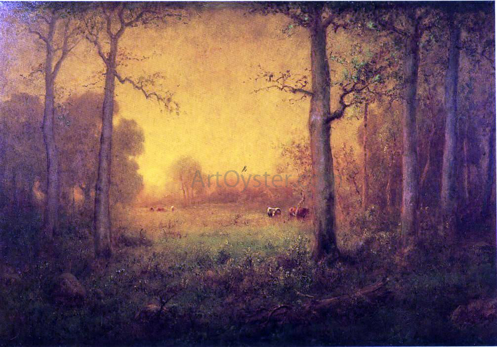 George Inness Rural Landscape - Hand Painted Oil Painting