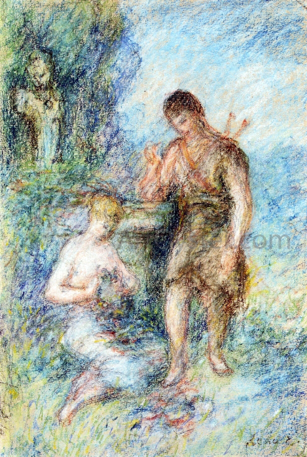 Pierre Auguste Renoir Rural Scene - Hand Painted Oil Painting