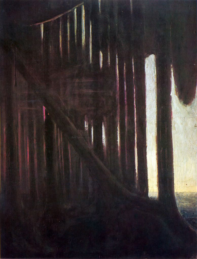 Mikalojus Ciurlionis Rustle of the Forest - Hand Painted Oil Painting