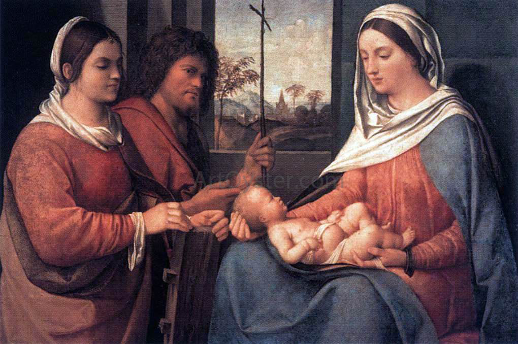 Sebastiano Del Piombo Sacra Conversazione - Hand Painted Oil Painting
