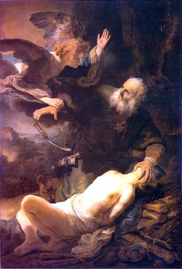  Rembrandt Van Rijn Sacrifice of Abraham - Hand Painted Oil Painting