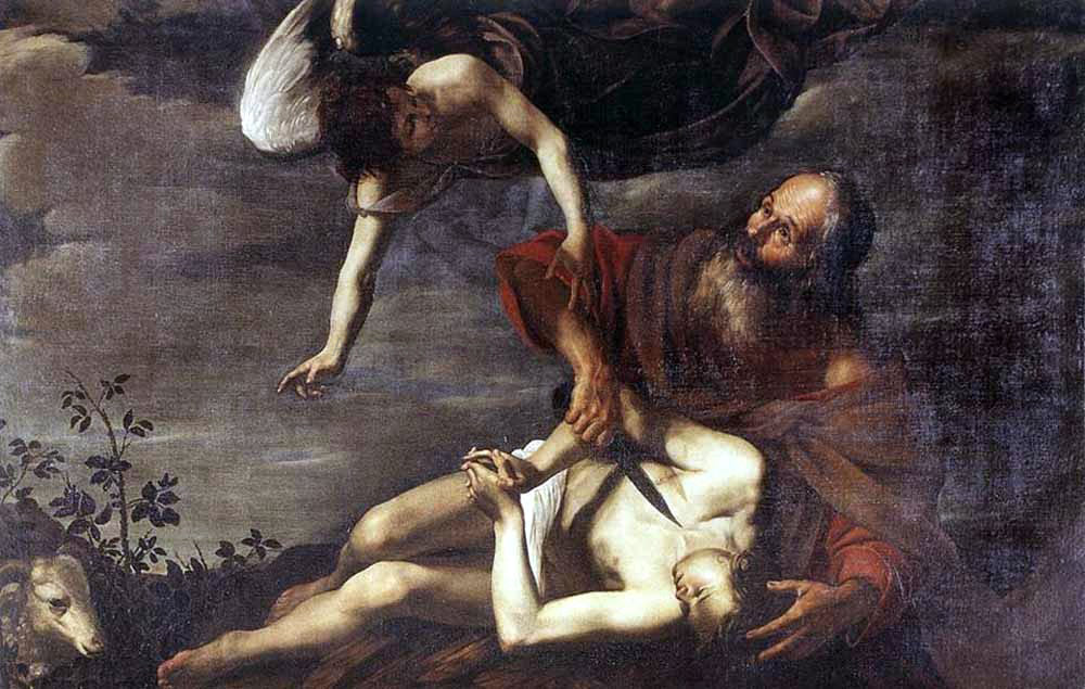 Orazio Riminaldi Sacrifice of Isaac - Hand Painted Oil Painting