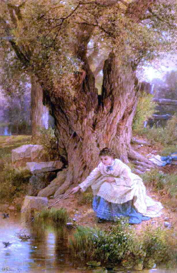 Albert Fitch Bellows Safely Landed - Hand Painted Oil Painting