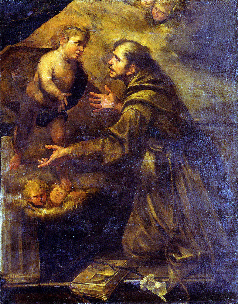 Gioacchino Assereto Saint Anthony - Hand Painted Oil Painting
