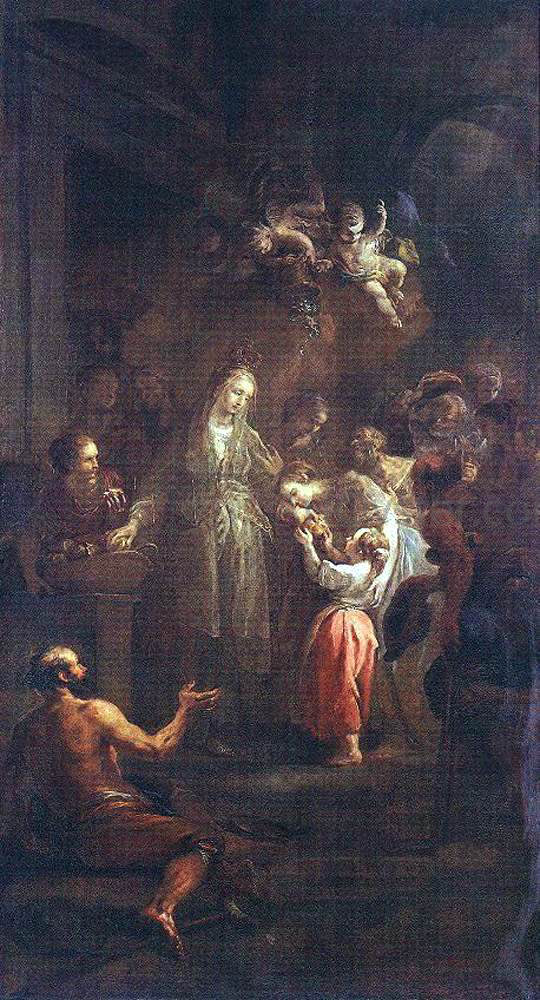 Martin Johann Schmidt Saint Elizabeth Distributing Alms - Hand Painted Oil Painting
