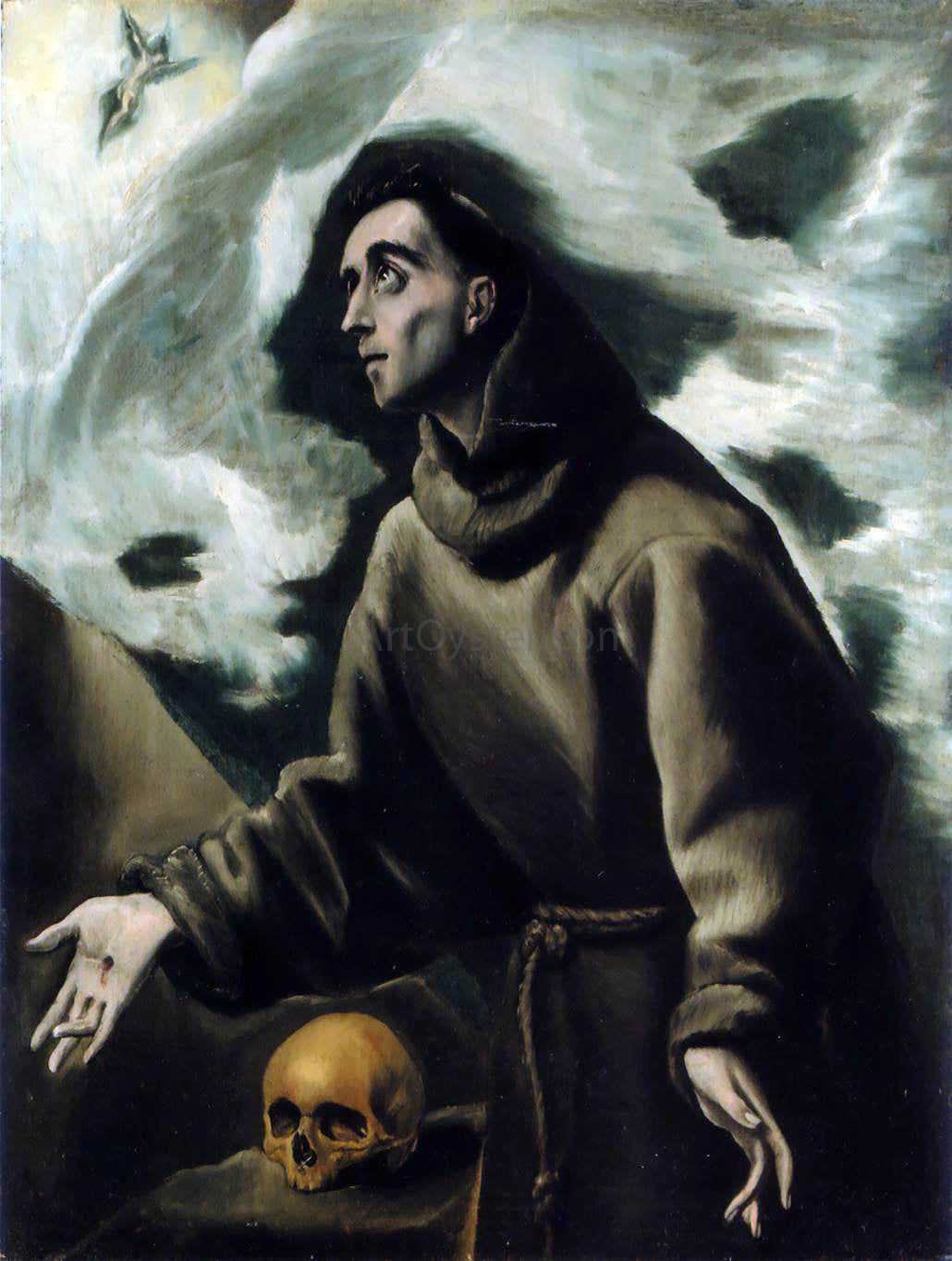 El Greco Saint Francis Receiving the Stigmata - Hand Painted Oil Painting