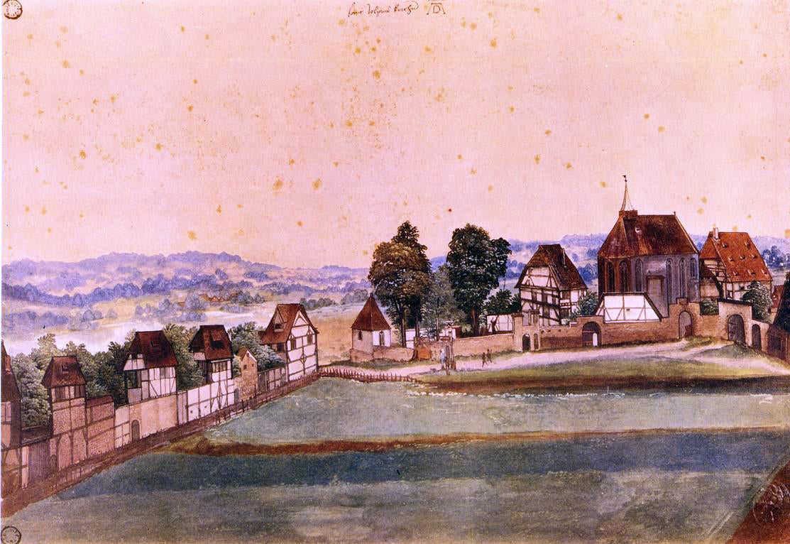 Albrecht Durer Saint John's Church - Hand Painted Oil Painting