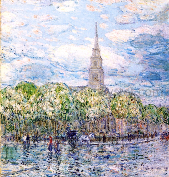Frederick Childe Hassam Saint Mark's in the Bowery - Hand Painted Oil Painting