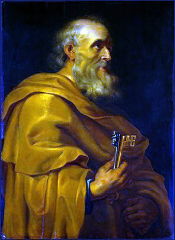 Peter Paul Rubens Saint Peter - Hand Painted Oil Painting