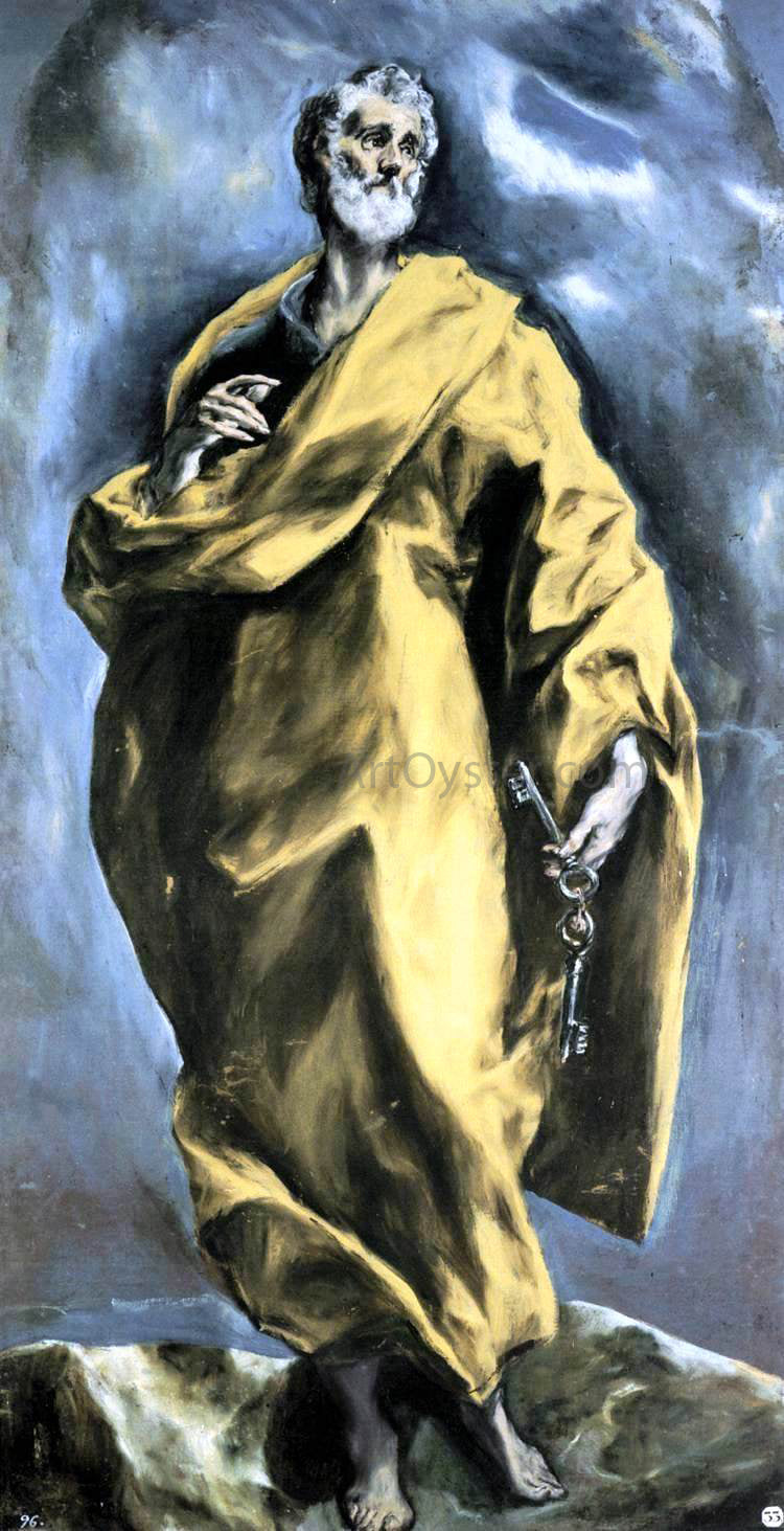 El Greco Saint Peter - Hand Painted Oil Painting
