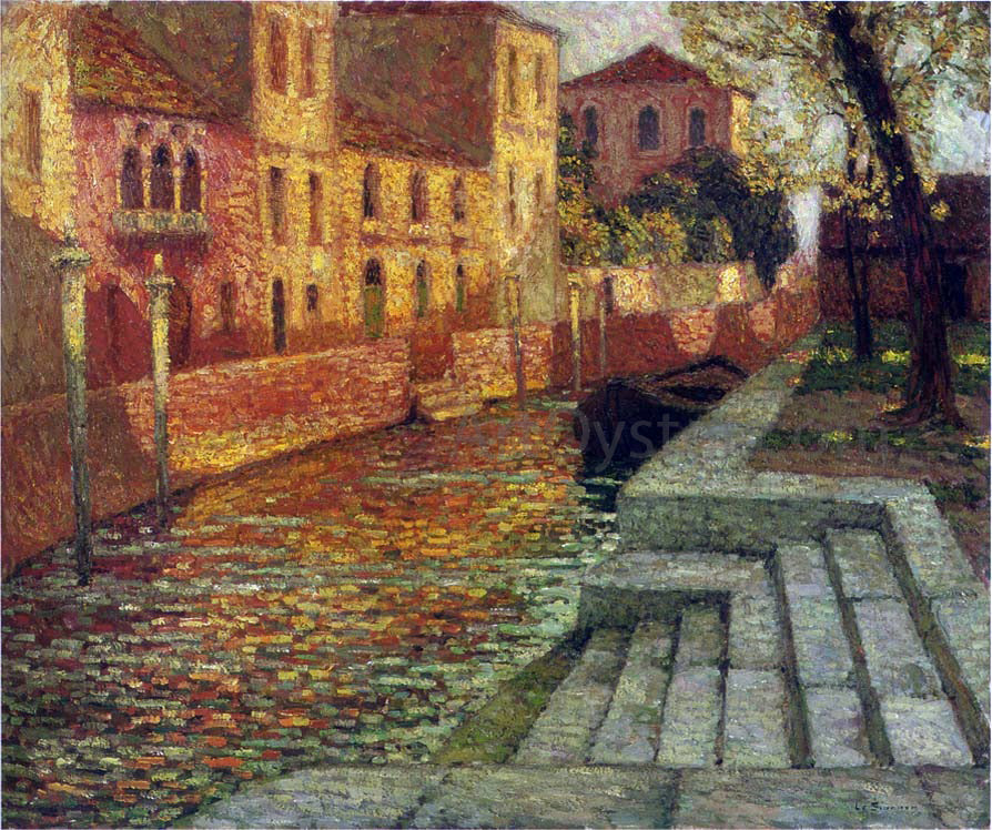 Henri Le Sidaner At Saint Trouaro - Hand Painted Oil Painting