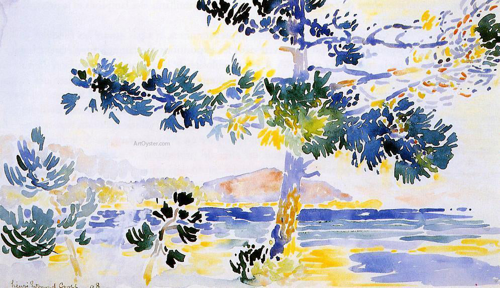 Henri Edmond Cross Saint-Clair Landscape - Hand Painted Oil Painting