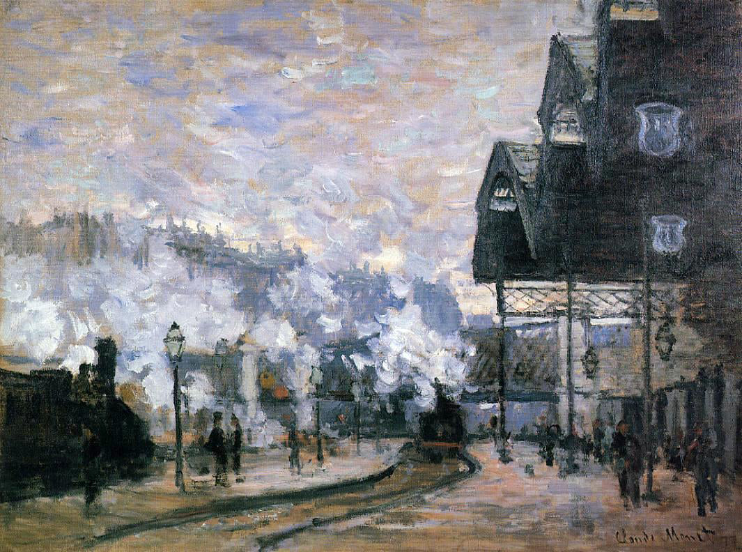 Claude Oscar Monet Saint-Lazare Station, the Western Region Goods Sheds - Hand Painted Oil Painting