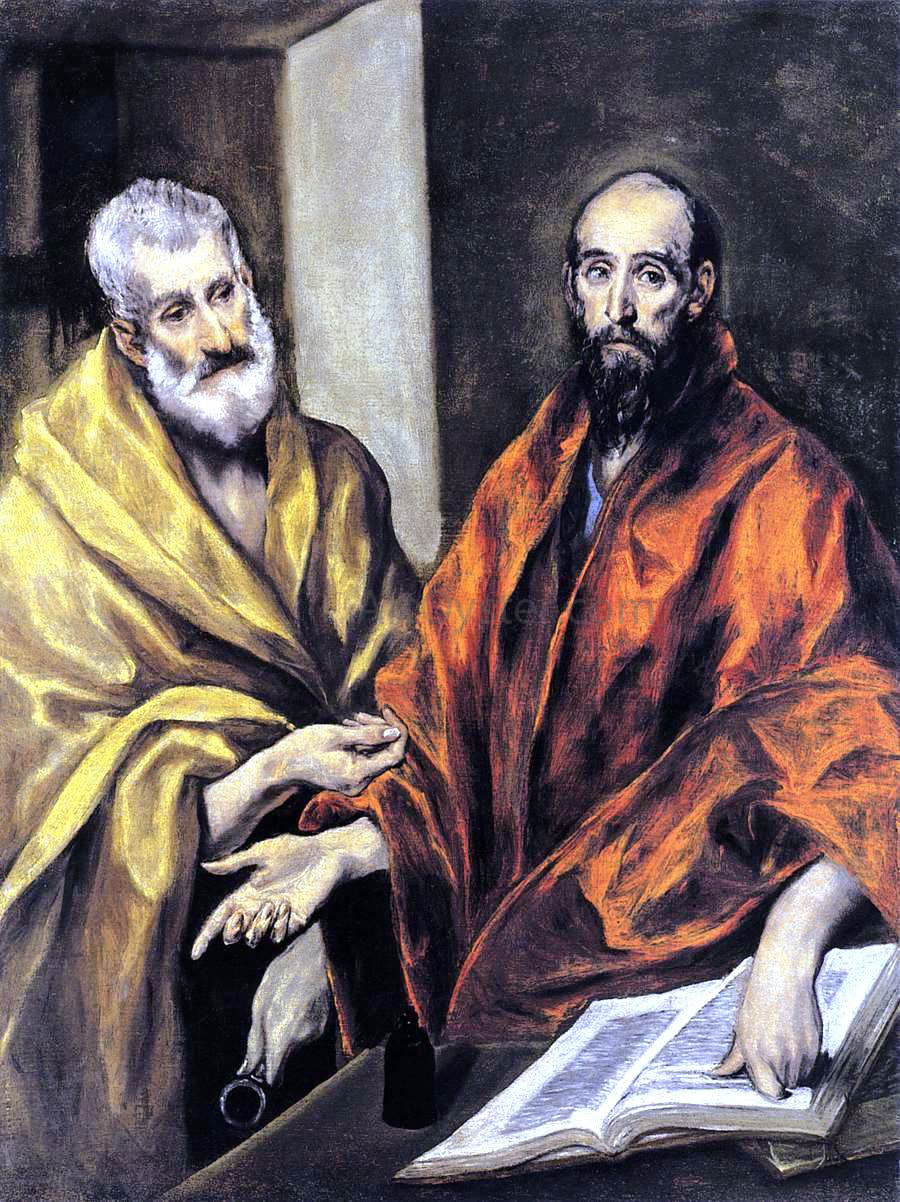 El Greco Saints Peter and Paul - Hand Painted Oil Painting