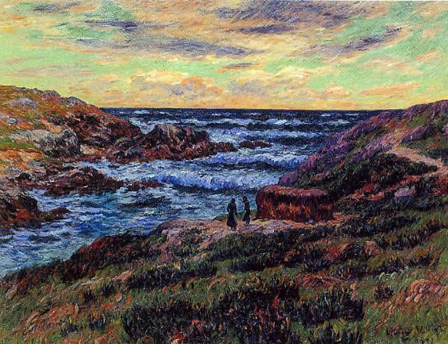 Henri Moret Saint-Thomas, Finistere - Hand Painted Oil Painting