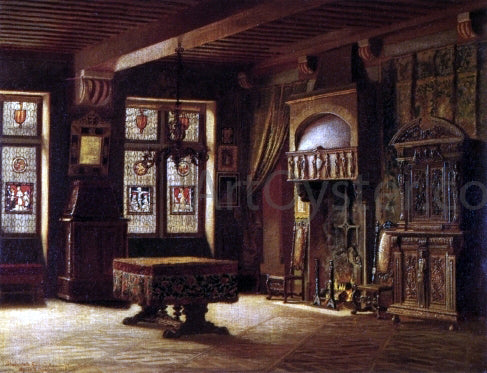 Alfred Bryant Copeland Salle Francis Ier, Cluny Museum - Hand Painted Oil Painting