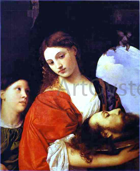 Titian Salome - Hand Painted Oil Painting