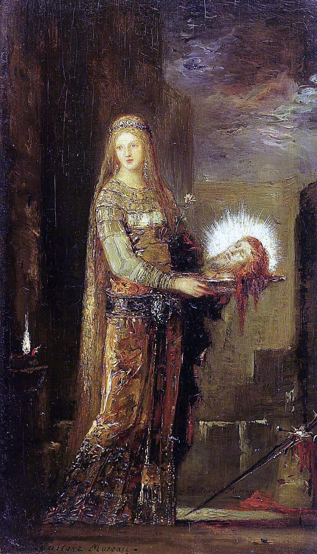 Gustave Moreau Salome Carrying the Head of John the Baptist on a Platter - Hand Painted Oil Painting