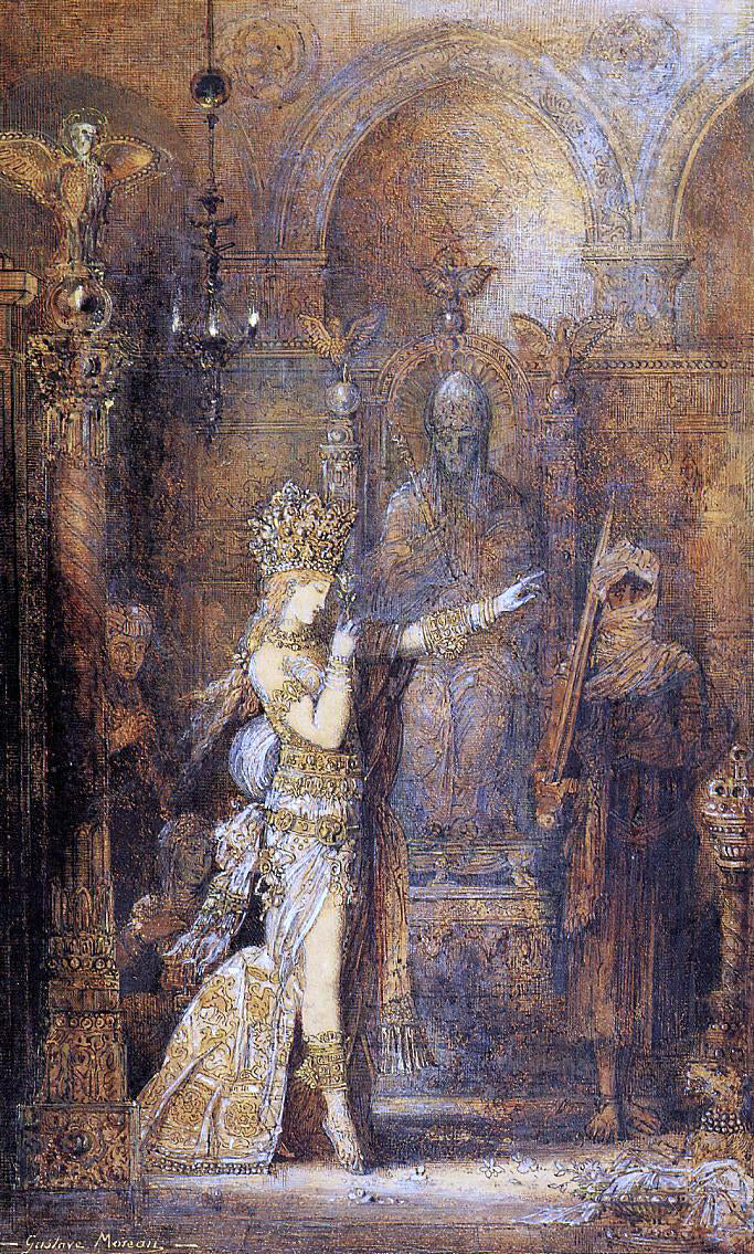 Gustave Moreau Salome Dancing - Hand Painted Oil Painting