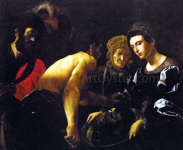 Giovanni Battista Caracciolo Salome - Hand Painted Oil Painting