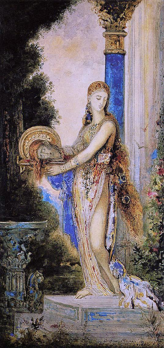 Gustave Moreau Salome with Column - Hand Painted Oil Painting