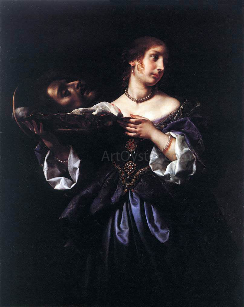 Carlo Dolci Salome with the Head of St John the Baptist - Hand Painted Oil Painting