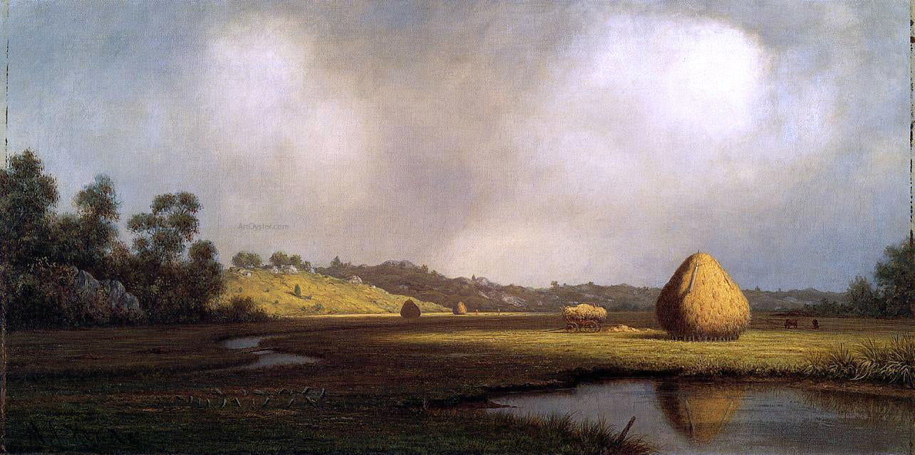 Martin Johnson Heade Salt Marshes, Newburyport, Massachusetts - Hand Painted Oil Painting